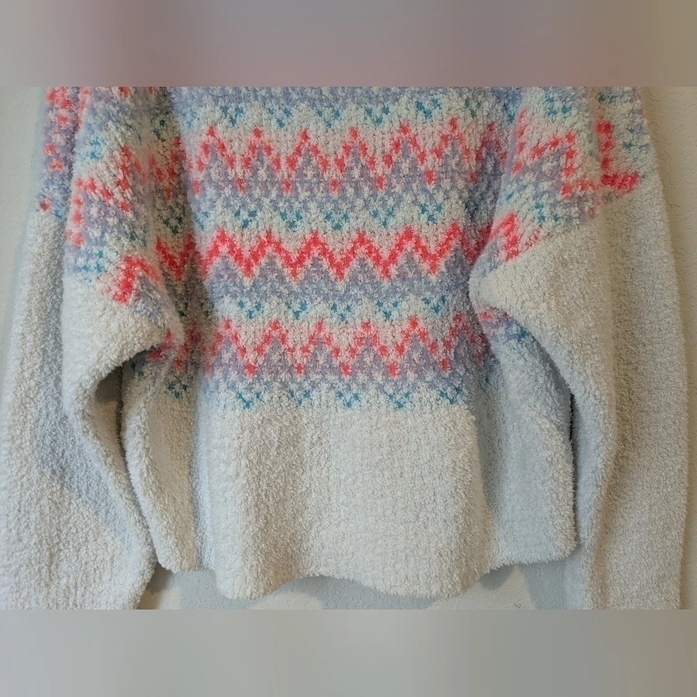 Anthropologie white colorful